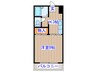 カ－サ８８小田原 1Kの間取り