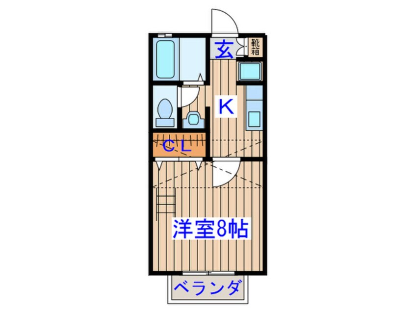 間取図 ガルテン山王伍番館