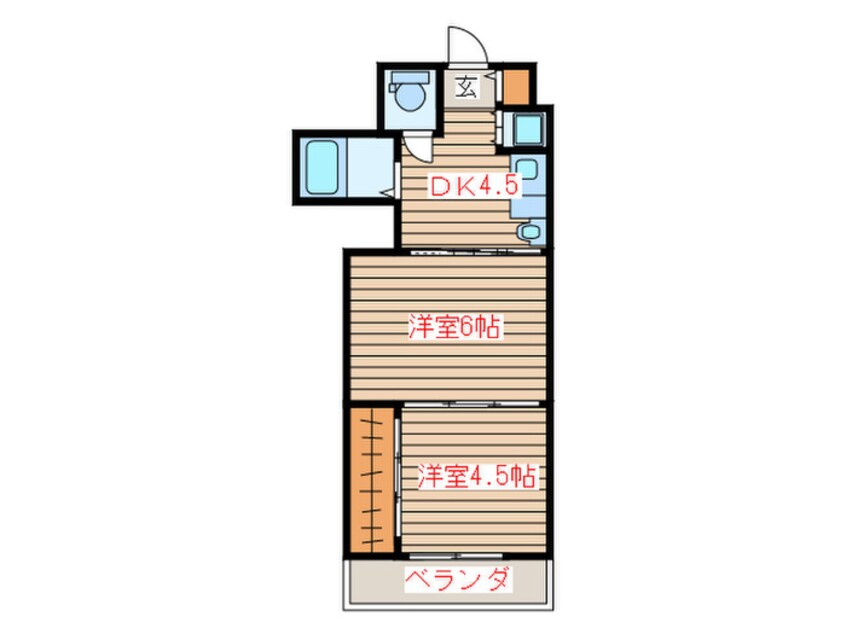 間取図 アルデール南鍛冶町