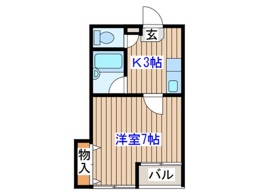 間取図 コ－トアルファム－ンリオ