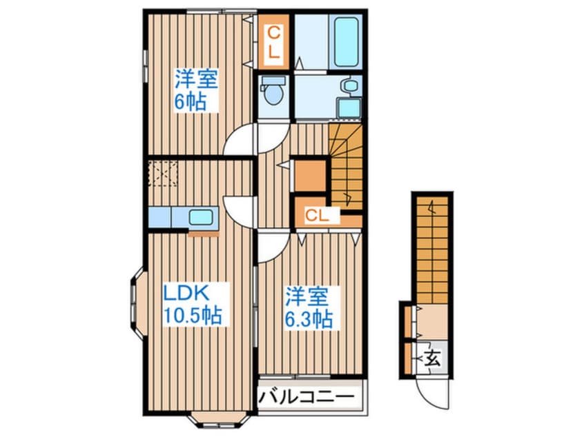 間取図 マルエイ７２Ⅲ