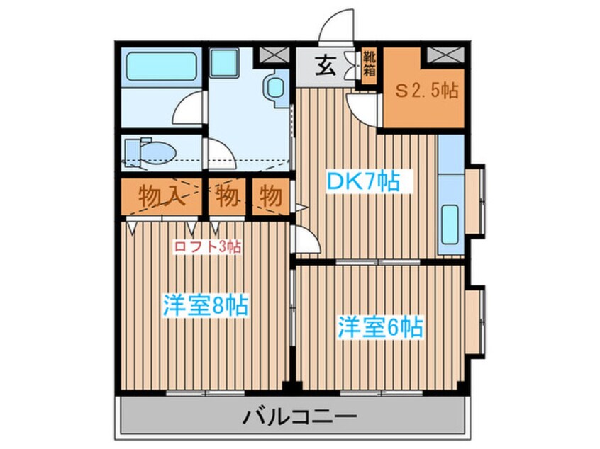 間取図 グランデル１