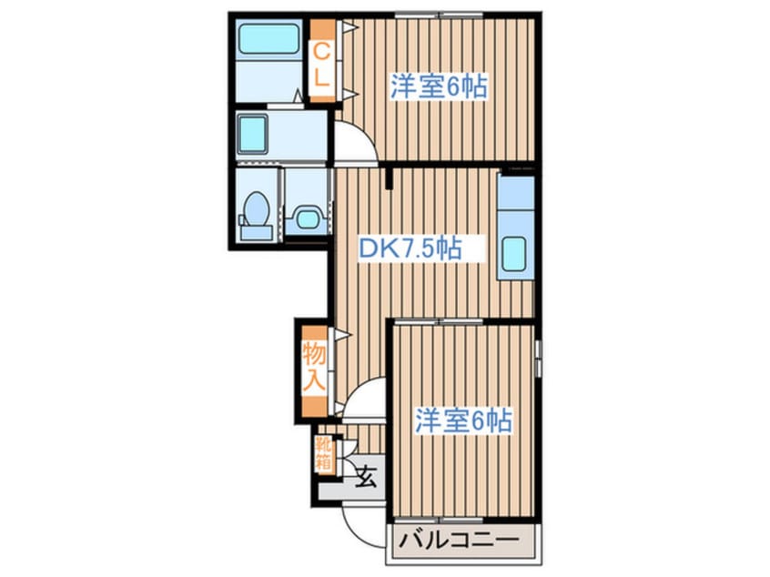 間取図 ル・ソレイユ