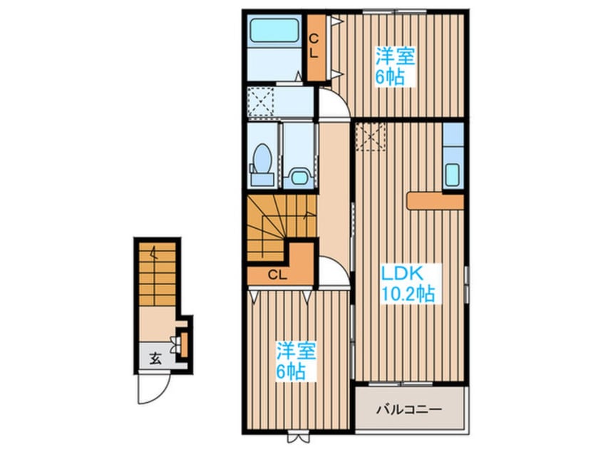 間取図 ル・ソレイユ