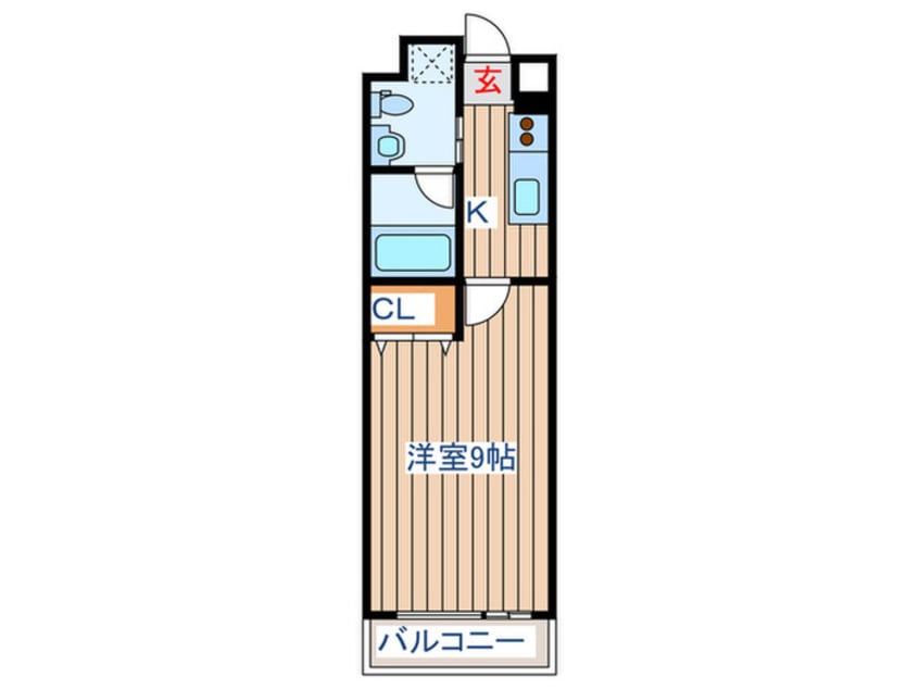 間取図 ヴィラマ－ル河原町