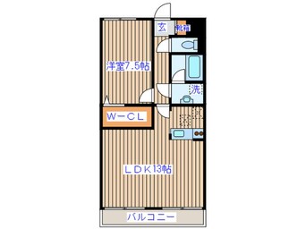 間取図 上杉五番館