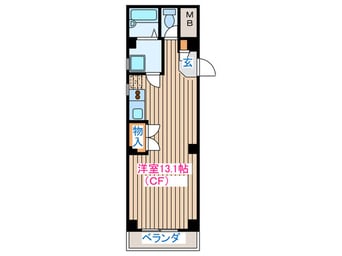 間取図 上杉ｱｰﾊﾞﾝﾊｲﾂ