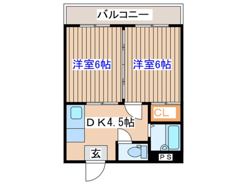 間取図 中倉麻布マンション