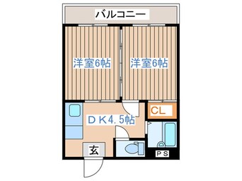 間取図 中倉麻布マンション