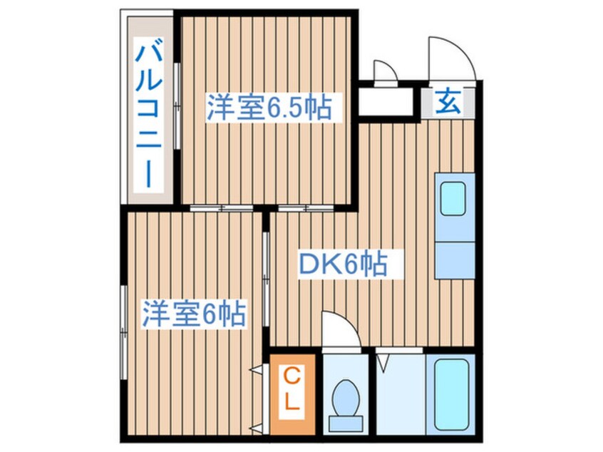 間取図 中倉麻布マンション