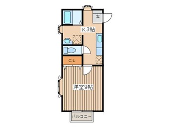 間取図 ガルテン山王参番館