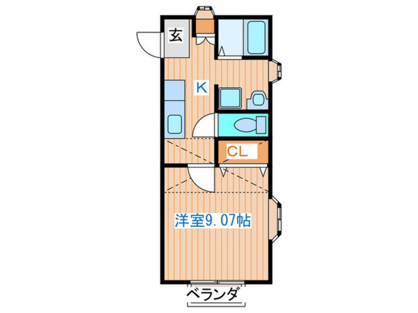 間取図 ガルテン山王参番館