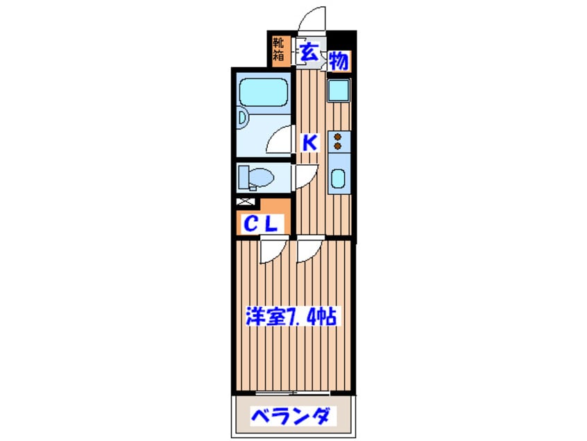 間取図 グランカーサ仙台五橋