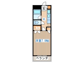 間取図 ドミール長町