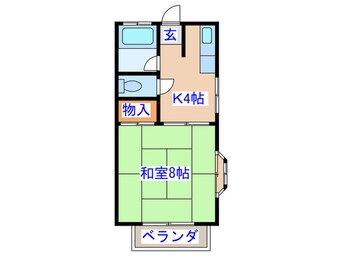 間取図 ｻﾝﾊｲﾂＵ