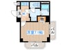 コットンＫ 1Kの間取り