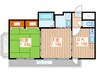 コットンＫ 2DKの間取り