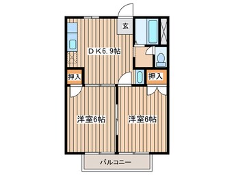 間取図 ニューシティ一森Ⅰ