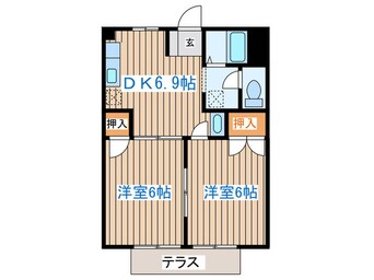 間取図 ニューシティ一森Ⅰ