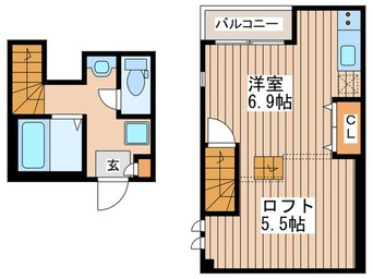 間取図 ＲＩＺＥＳＴ陸前原ノ町