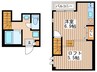 ＲＩＺＥＳＴ陸前原ノ町 1Rの間取り