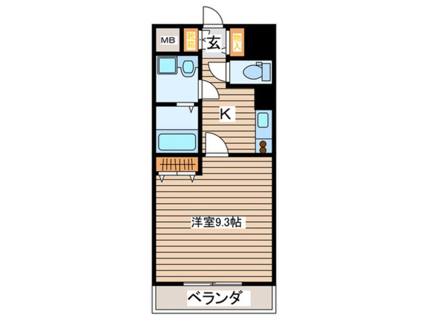 間取図 サンヴァ－リオ富沢東