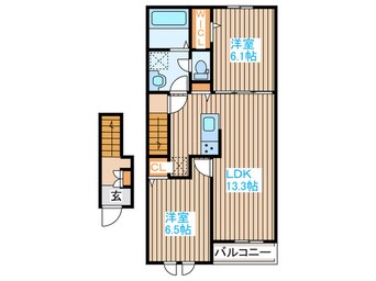 間取図 ブランドール大河原
