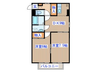 間取図 コンフォ－ル南小泉