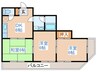 ベルマンション鈴力 3DKの間取り