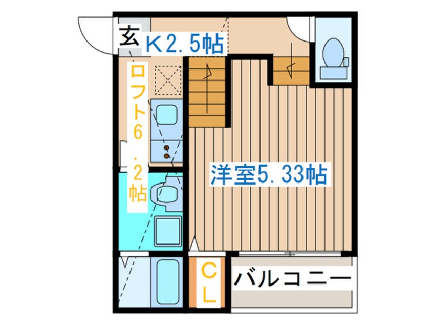 間取図 エスパス・リブレⅡ