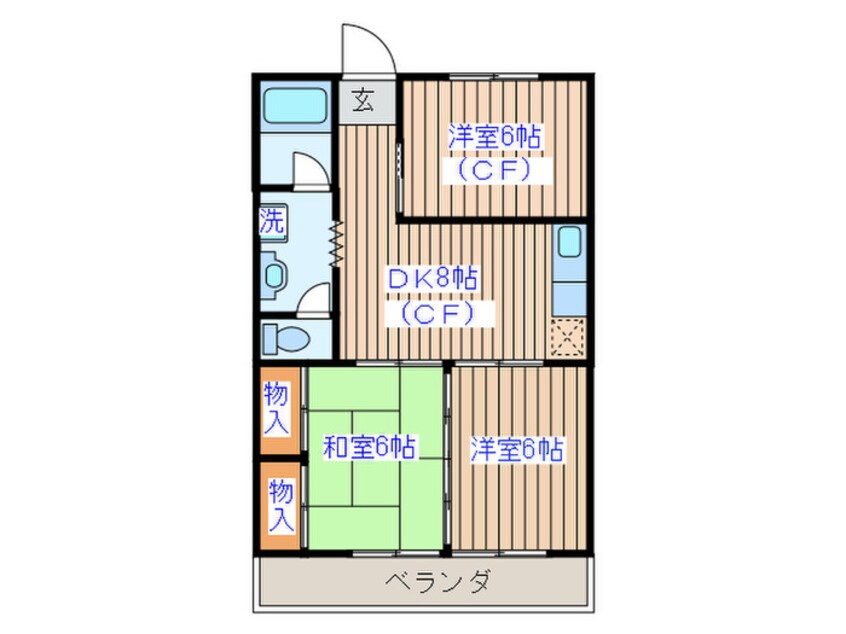 間取図 セクタ－ズ・マンション