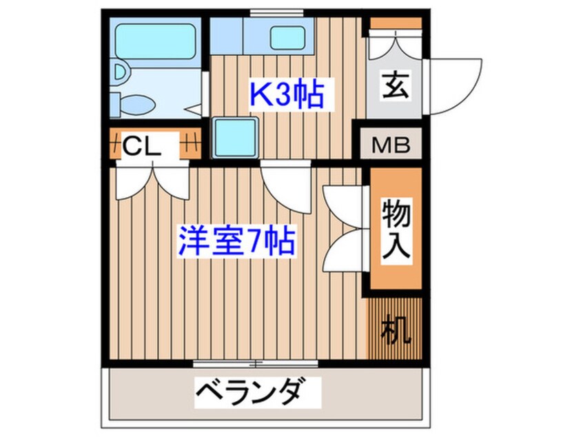 間取図 コ－ポ宮町