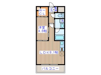 間取図 ｳﾞｨｱｰﾚ木ノ下二丁目ﾏﾝｼｮﾝ