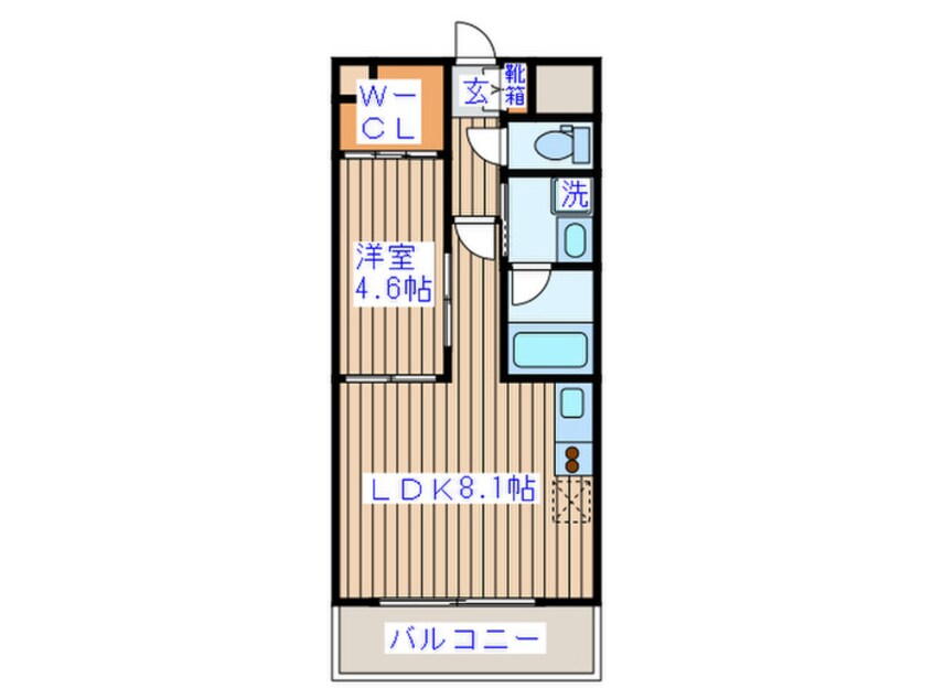 間取図 ｳﾞｨｱｰﾚ木ノ下二丁目ﾏﾝｼｮﾝ