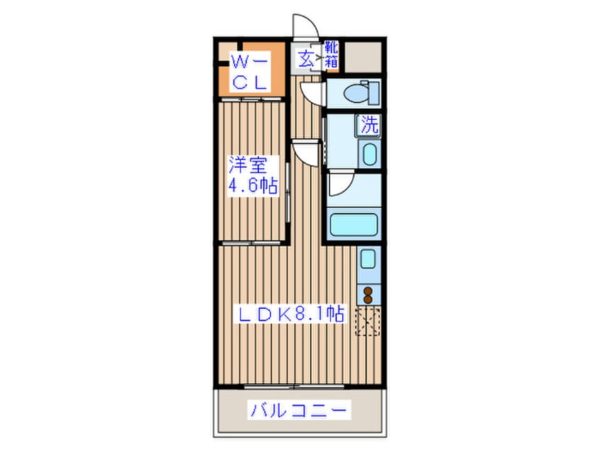 間取図 ｳﾞｨｱｰﾚ木ノ下二丁目ﾏﾝｼｮﾝ