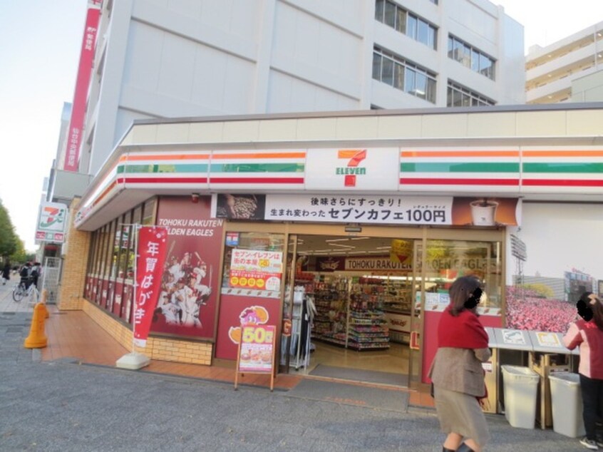 セブンイレブン仙台北目町店(コンビニ)まで162m ヴィア－レ北目町