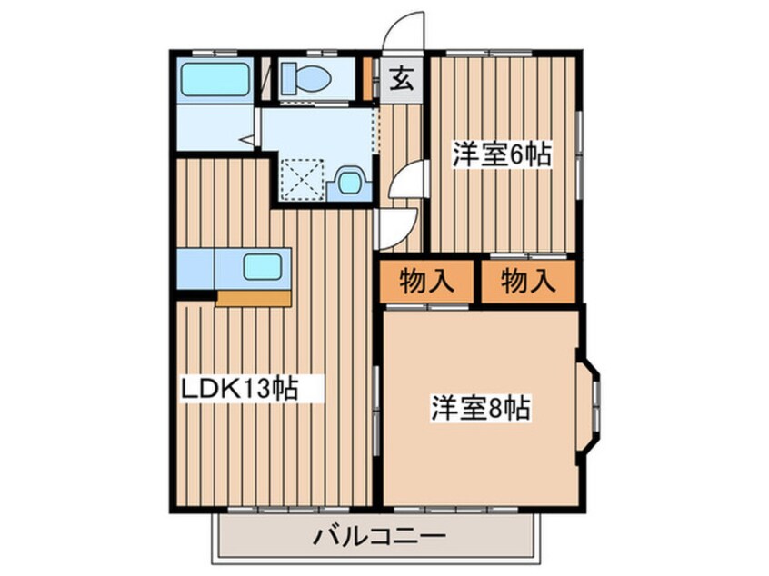 間取図 アメニティ・ア－バン仙台Ⅰ