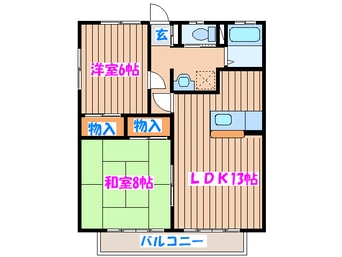 間取図 アメニティ・ア－バン仙台Ⅱ