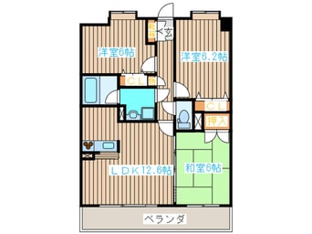 間取図 プライムア－バン長町一丁目