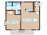 エステート大手町A 1LDKの間取り