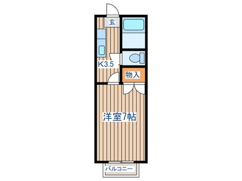 間取図 古城三丁目ハイツ