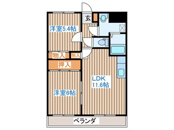 間取図 グランビュー二の森