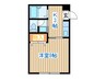 クリエ－トハイツ長町 1Kの間取り