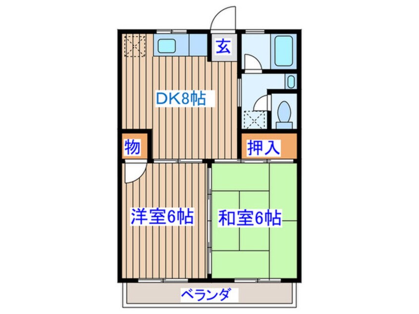 間取図 コ－ポおおみ