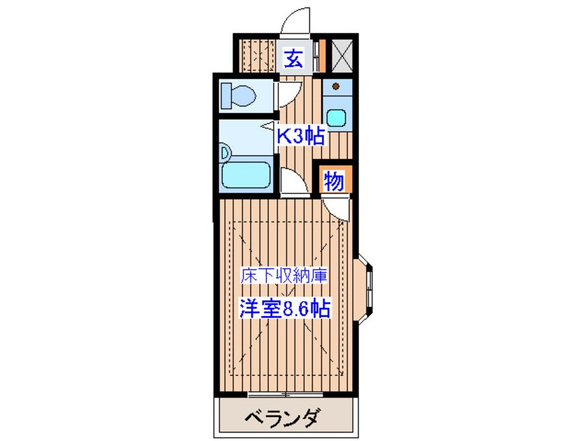 間取図 ル－メスト原町