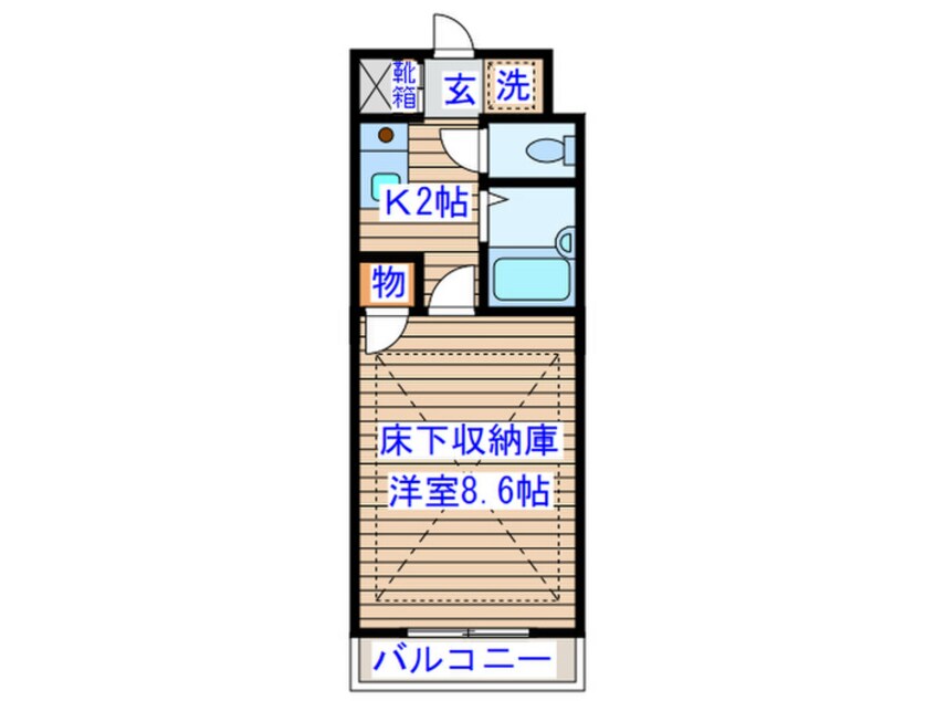 間取図 ル－メスト原町