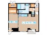 第二桃李園ビル 1LDKの間取り