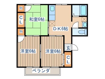 間取図 アメニティゾーン沖野