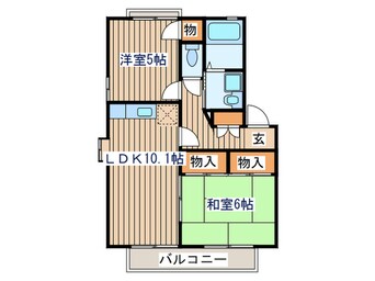 間取図 グリュックＫ将監