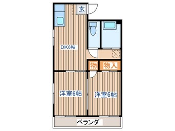 間取図 守谷第二マンション